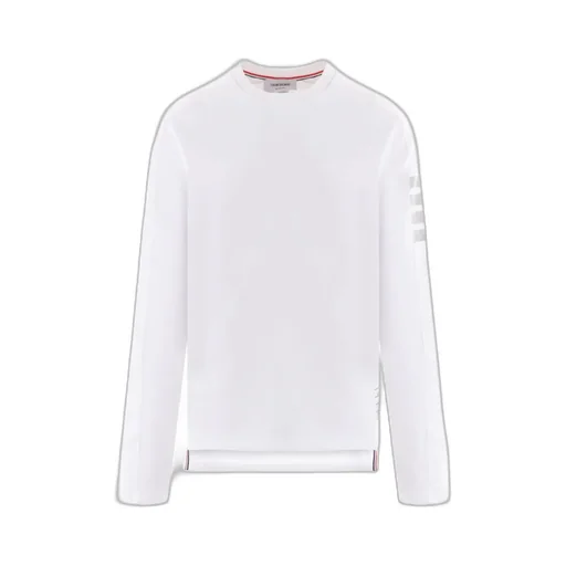 4-Bar Striped Crewneck Sweatshirt
