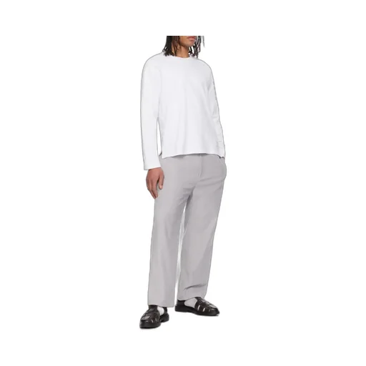 4-Bar Striped Crewneck Sweatshirt