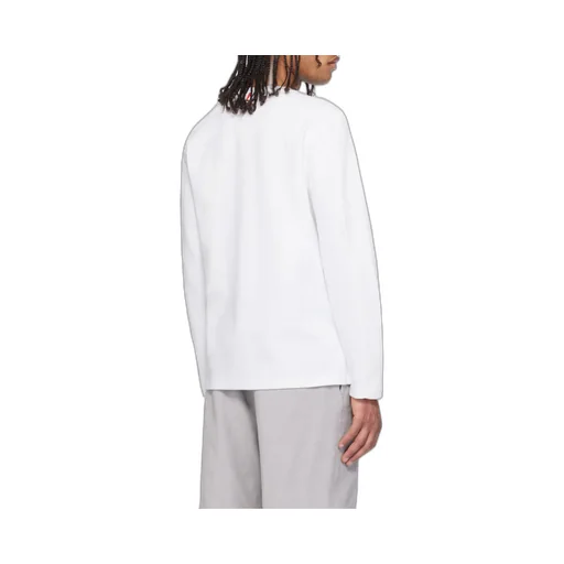 4-Bar Striped Crewneck Sweatshirt