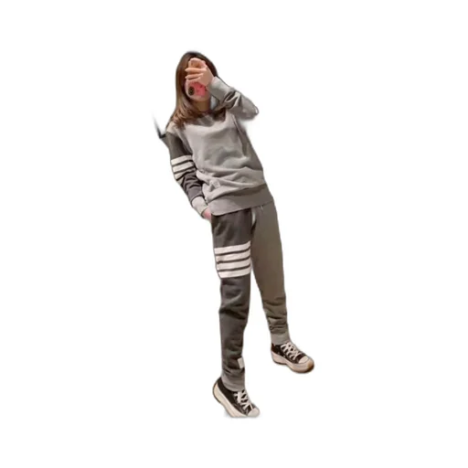 Two-Tone 4 Bar Sweatpants