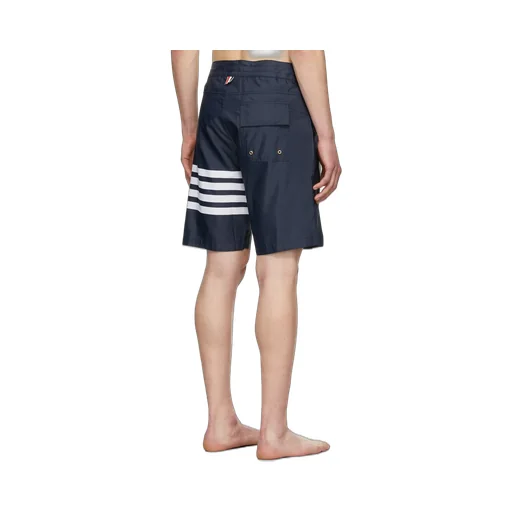 4-Bar Drawstring Shorts