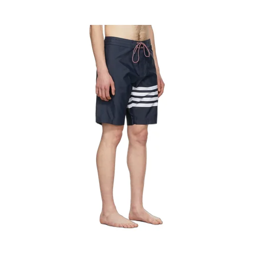 4-Bar Drawstring Shorts