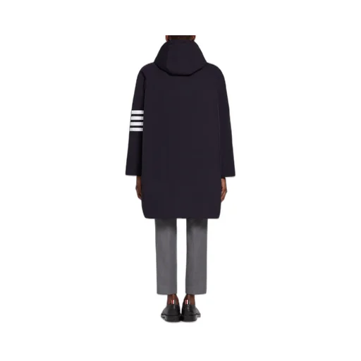 4-Bar Hooded Parka Coat