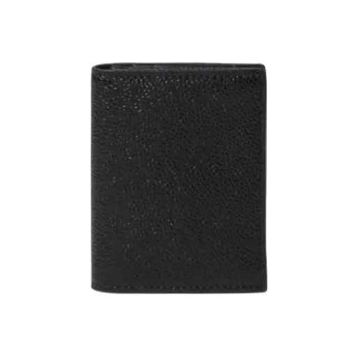 Stripe-Detailed Bi-Fold Cardholder