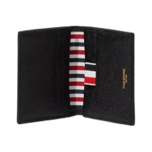Stripe-Detailed Bi-Fold Cardholder