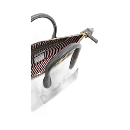 Logo Printed Zipped Tote Bag