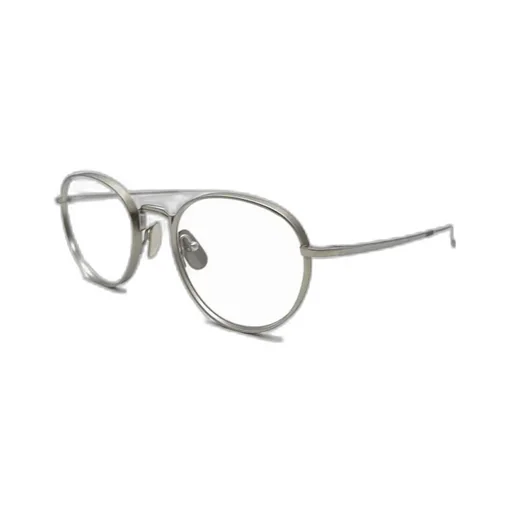 Polished Round Frame Glasses