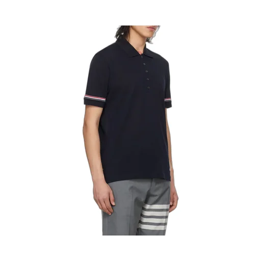 Rwb Striped Short-Sleeved Polo Shirt