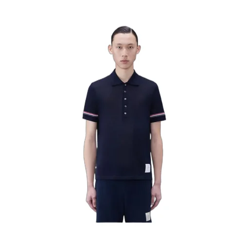Rwb Striped Short-Sleeved Polo Shirt