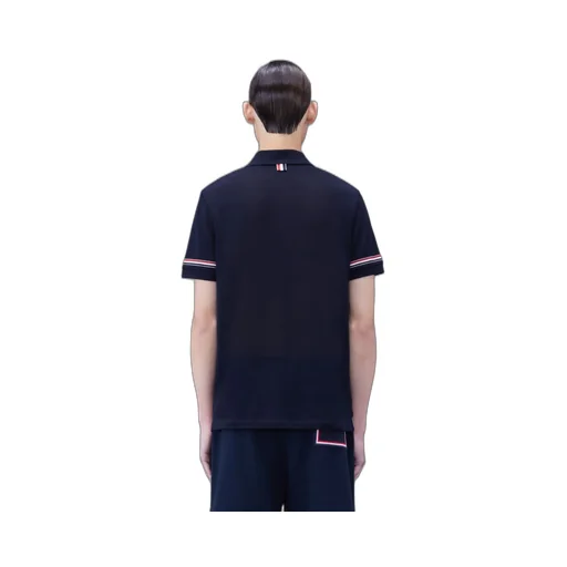 Rwb Striped Short-Sleeved Polo Shirt