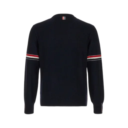 Rwb-Stripe Long-Sleeved Crewneck Jumper
