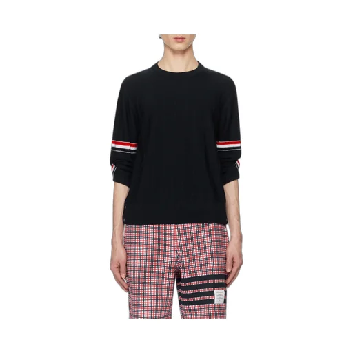 Rwb-Stripe Long-Sleeved Crewneck Jumper