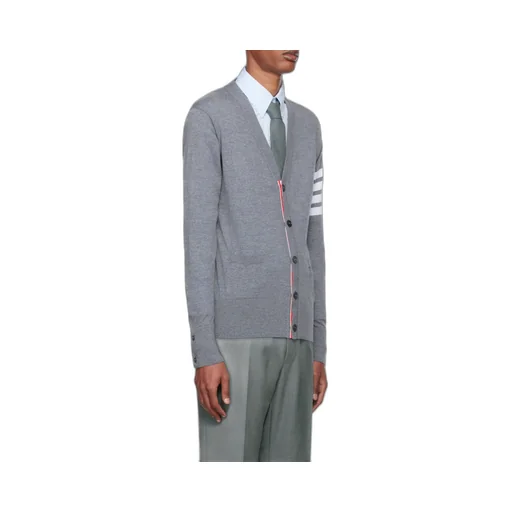 4-Bar Striped Cardigan