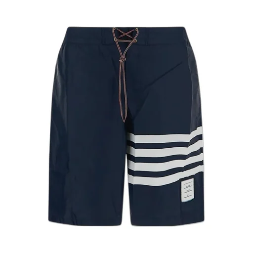 4-Bar Drawstring Shorts