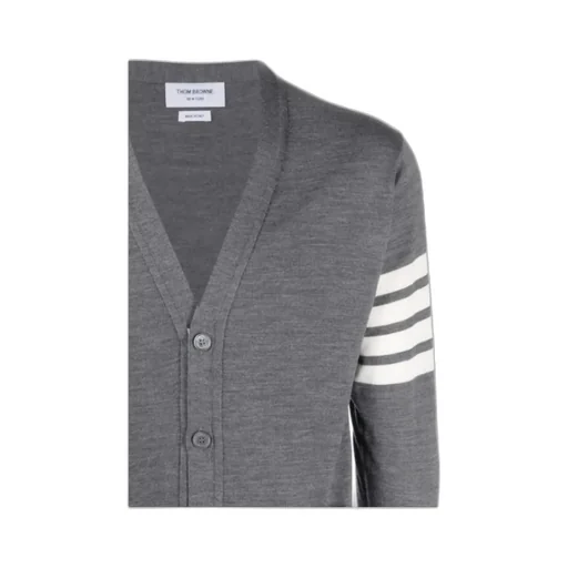 4-Bar Striped Cardigan