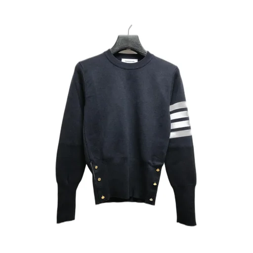4-Bar Crewneck Knitted Jumper