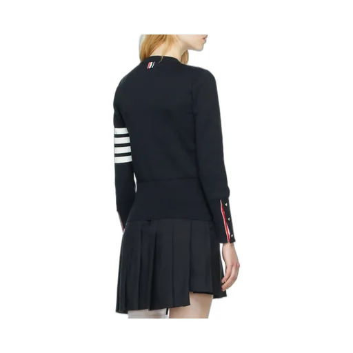 4-Bar Crewneck Knitted Jumper