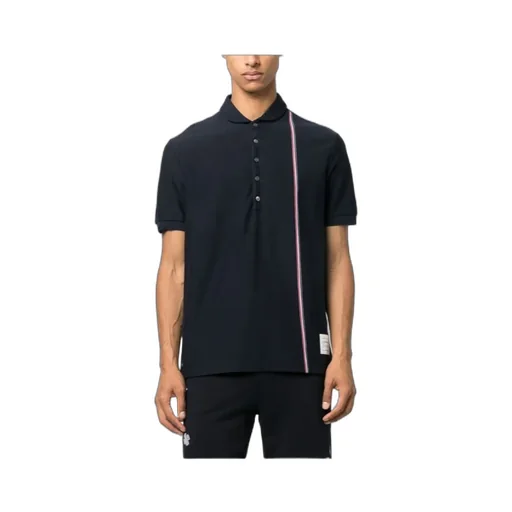Rwb Striped Short-Sleeved Polo Shirt