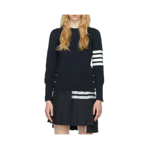4-Bar Crewneck Knitted Jumper