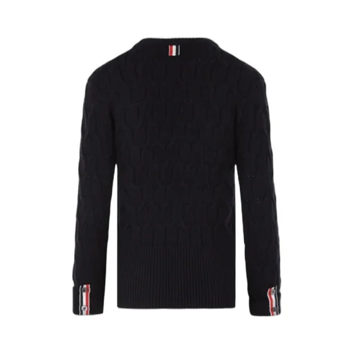 Crisscross Cable-Knitted Sweater
