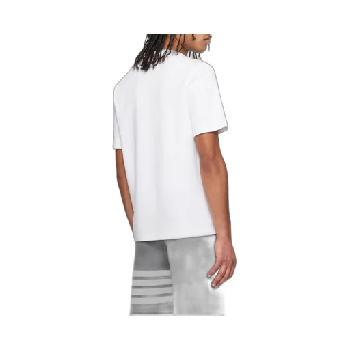 4-Bar Striped Crewneck T-Shirt