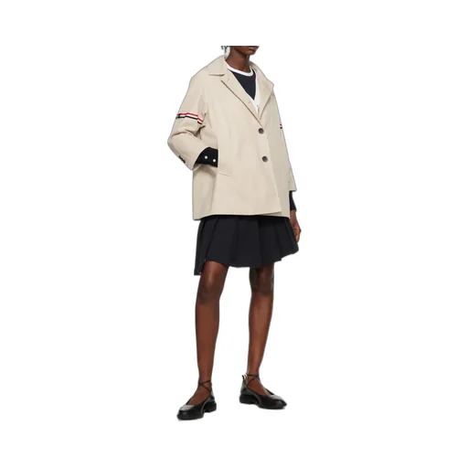Rwb Striped Single-Breasted Coat
