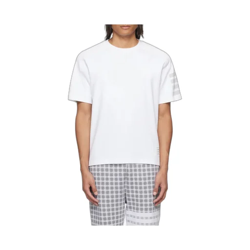 4-Bar Striped Crewneck T-Shirt