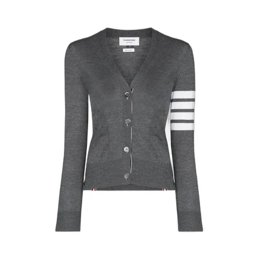 4-Bar Buttoned Cardigan