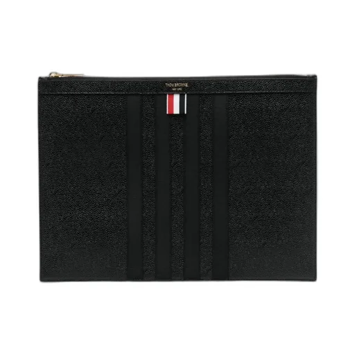 Logo Stamp Clutch Bag