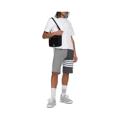4-Bar Striped Crewneck T-Shirt