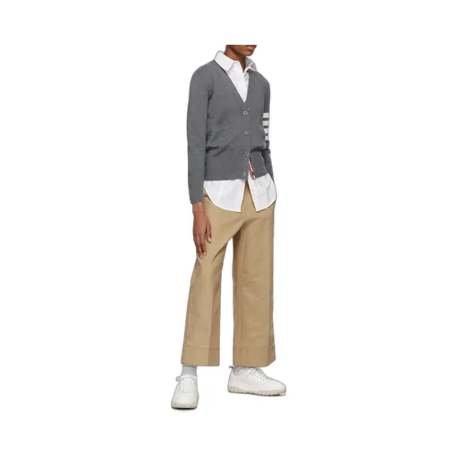 4-Bar Buttoned Cardigan