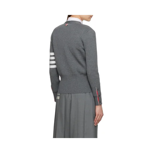 4-Bar Buttoned Cardigan