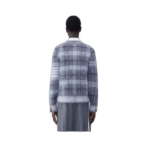 Tartan Crewneck Long-Sleeved Jumper