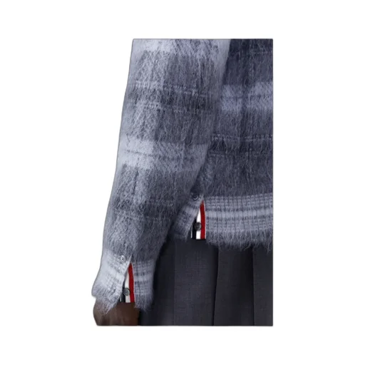 Tartan Crewneck Long-Sleeved Jumper