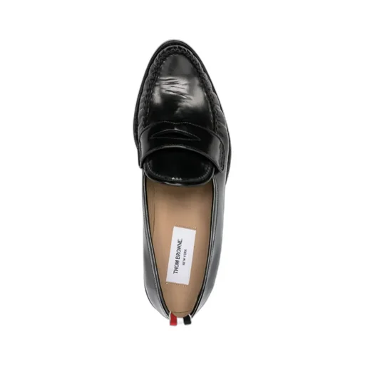 Almond Toe Penny-Slot Loafers