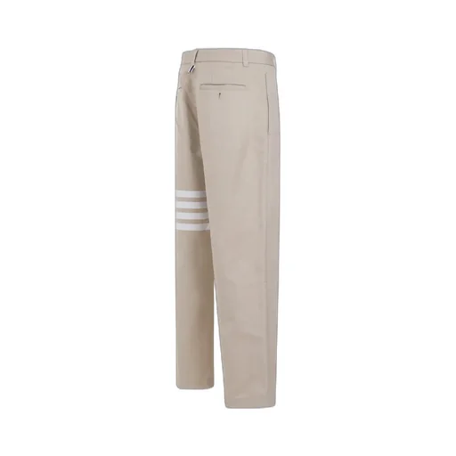 4-Bar Striped Straight-Leg Trousers