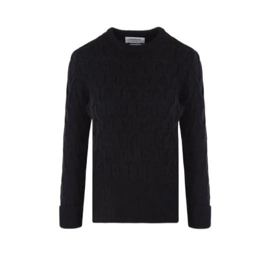 Crisscross Cable-Knitted Sweater
