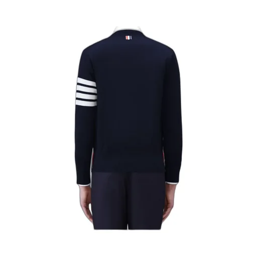 4-Bar V-Neck Cardigan