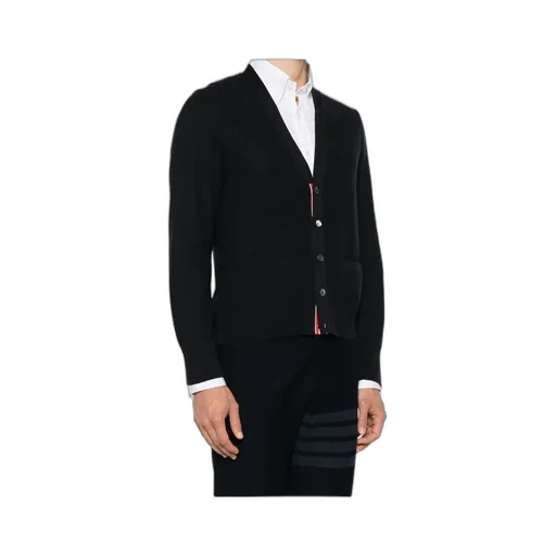 4-Bar Silk Cardigan