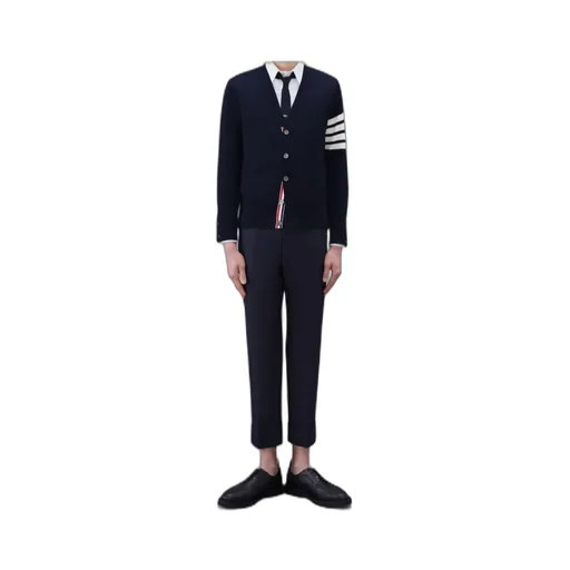 4-Bar V-Neck Cardigan