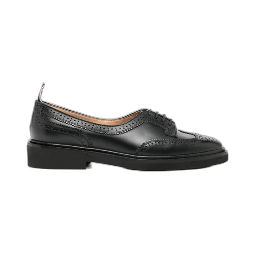 Pointed Toe Lace-Up Shoes
