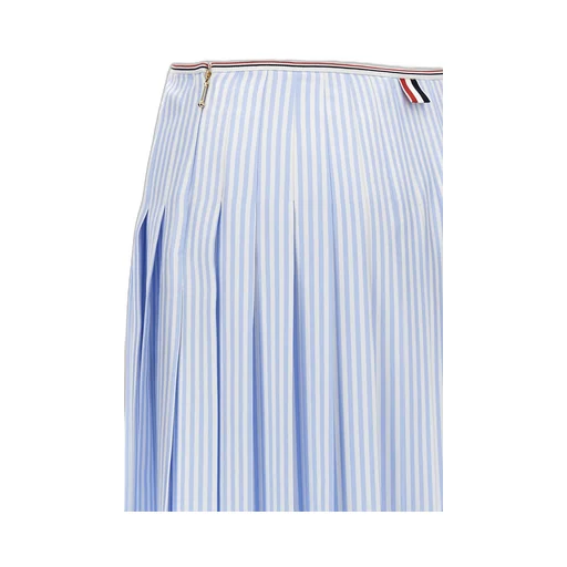 Twill Pleated Skirt