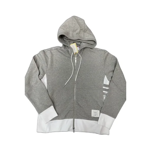 Logo Patch Zip-Up Hoodie