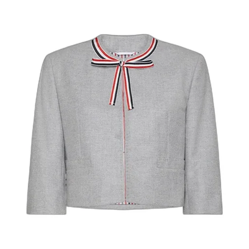 Flannel Cropped Jacket