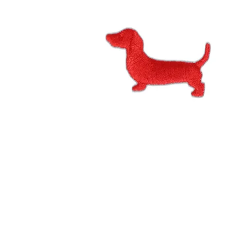 Dog Embroidered Short-Sleeved Jumper