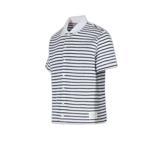 Short-Sleeved Striped Shirt