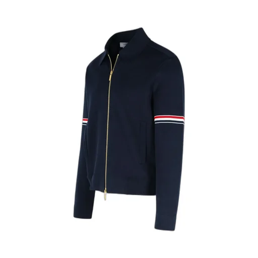 Rwb-Stripe Long Sleeved Zipped Jacket