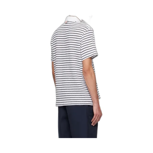 Short-Sleeved Striped Shirt