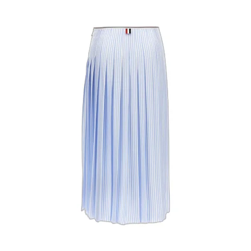 Twill Pleated Skirt