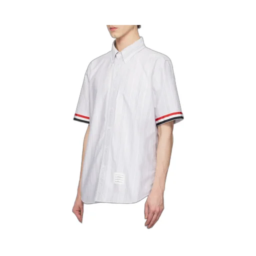 Rwb-Edge Striped Short-Sleeved Shirt